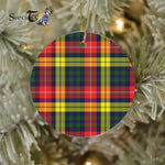 Plaid Christmas Ornaments Scottish Clan Masterton Bcn Tartan Ceramic Ornament Plaid Ornaments - Scotstee Shop