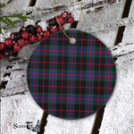 Plaid Christmas Ornaments Scottish Clan Nairn Tartan Ornament,  ceramic ornament, personalized christmas ornaments, christmas tree ornaments, christmas door decorations, Plaid Ornament, Tartan Ceramic Ornament