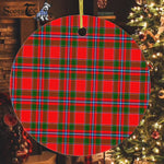 Plaid Christmas Ornaments Scottish Clan Paterson Tartan Ornament,  ceramic ornament, personalized christmas ornaments, christmas tree ornaments, christmas door decorations, Plaid Ornament, Tartan Ceramic Ornament