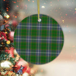 Plaid Christmas Ornaments Scottish Clan Pringle Tartan Ornament,  ceramic ornament, personalized christmas ornaments, christmas tree ornaments, christmas door decorations, Plaid Ornament, Tartan Ceramic Ornament