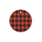Plaid Christmas Ornaments Scottish Clan Rob Roy MacGregor Ancient Tartan Ornament,  ceramic ornament, personalized christmas ornaments, christmas tree ornaments, christmas door decorations, Plaid Ornament, Tartan Ceramic Ornament