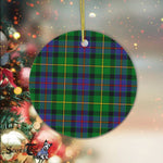 Plaid Christmas Ornaments Scottish Clan Tait Tartan Ceramic Ornament Plaid Ornaments - Scotstee Shop