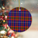 Plaid Christmas Ornaments Scottish Clan Trotter Tartan Ceramic Ornament Plaid Ornaments - Scotstee Shop