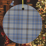 Plaid Christmas Ornaments Scottish Clan Tweedie Tartan Ceramic Ornament Plaid Ornaments - Scotstee Shop