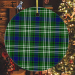 Plaid Christmas Ornaments Scottish Clan Tweedside Tartan Ornament,  ceramic ornament, personalized christmas ornaments, christmas tree ornaments, christmas door decorations, Plaid Ornament, Tartan Ceramic Ornament