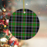 Plaid Christmas Ornaments Scottish Clan Webster Tartan Ceramic Ornament Plaid Ornaments - Scotstee Shop