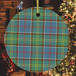 Plaid Christmas Ornaments Scottish Clan Whitelaw Ancient Tartan Ceramic Ornament Plaid Ornaments - Scotstee Shop