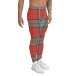 Plaid Mens Running Leggings, Plaid Meggings Men's, Tartan Plaid Leggings Men, plaid leggings, mens running leggings, mens gym leggings, buffalo plaid leggings, brown leggings, grey leggings, red leggings, green leggings, purple leggings, blue leggings, Mens Sports Leggings, meggings men, Pattern Leggings