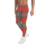 Plaid Mens Running Leggings, Plaid Meggings Men's, Tartan Plaid Leggings Men, plaid leggings, mens running leggings, mens gym leggings, buffalo plaid leggings, brown leggings, grey leggings, red leggings, green leggings, purple leggings, blue leggings, Mens Sports Leggings, meggings men, Pattern Leggings