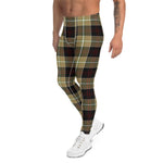 Plaid Mens Running Leggings, Plaid Meggings Men's, Tartan Plaid Leggings Men, plaid leggings, mens running leggings, mens gym leggings, buffalo plaid leggings, brown leggings, grey leggings, red leggings, green leggings, purple leggings, blue leggings, Mens Sports Leggings, meggings men, Pattern Leggings