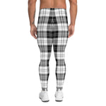 Plaid Mens Running Leggings, Plaid Meggings Men's, Tartan Plaid Leggings Men, plaid leggings, mens running leggings, mens gym leggings, buffalo plaid leggings, brown leggings, grey leggings, red leggings, green leggings, purple leggings, blue leggings, Mens Sports Leggings, meggings men, Pattern Leggings