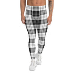 Plaid Mens Running Leggings, Plaid Meggings Men's, Tartan Plaid Leggings Men, plaid leggings, mens running leggings, mens gym leggings, buffalo plaid leggings, brown leggings, grey leggings, red leggings, green leggings, purple leggings, blue leggings, Mens Sports Leggings, meggings men, Pattern Leggings