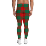 Plaid Mens Running Leggings, Plaid Meggings Men's, Tartan Plaid Leggings Men, plaid leggings, mens running leggings, mens gym leggings, buffalo plaid leggings, brown leggings, grey leggings, red leggings, green leggings, purple leggings, blue leggings, Mens Sports Leggings, meggings men, Pattern Leggings