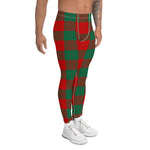 Plaid Mens Running Leggings, Plaid Meggings Men's, Tartan Plaid Leggings Men, plaid leggings, mens running leggings, mens gym leggings, buffalo plaid leggings, brown leggings, grey leggings, red leggings, green leggings, purple leggings, blue leggings, Mens Sports Leggings, meggings men, Pattern Leggings