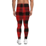 Plaid Mens Running Leggings, Plaid Meggings Men's, Tartan Plaid Leggings Men, plaid leggings, mens running leggings, mens gym leggings, buffalo plaid leggings, brown leggings, grey leggings, red leggings, green leggings, purple leggings, blue leggings, Mens Sports Leggings, meggings men, Pattern Leggings