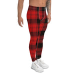 Plaid Mens Running Leggings, Plaid Meggings Men's, Tartan Plaid Leggings Men, plaid leggings, mens running leggings, mens gym leggings, buffalo plaid leggings, brown leggings, grey leggings, red leggings, green leggings, purple leggings, blue leggings, Mens Sports Leggings, meggings men, Pattern Leggings