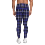 Plaid Mens Running Leggings, Plaid Meggings Men's, Tartan Plaid Leggings Men, plaid leggings, mens running leggings, mens gym leggings, buffalo plaid leggings, brown leggings, grey leggings, red leggings, green leggings, purple leggings, blue leggings, Mens Sports Leggings, meggings men, Pattern Leggings