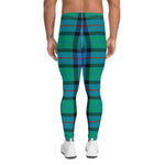 Plaid Mens Running Leggings, Plaid Meggings Men's, Tartan Plaid Leggings Men, plaid leggings, mens running leggings, mens gym leggings, buffalo plaid leggings, brown leggings, grey leggings, red leggings, green leggings, purple leggings, blue leggings, Mens Sports Leggings, meggings men, Pattern Leggings