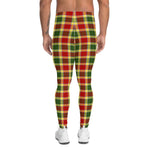Plaid Mens Running Leggings, Plaid Meggings Men's, Tartan Plaid Leggings Men, plaid leggings, mens running leggings, mens gym leggings, buffalo plaid leggings, brown leggings, grey leggings, red leggings, green leggings, purple leggings, blue leggings, Mens Sports Leggings, meggings men, Pattern Leggings