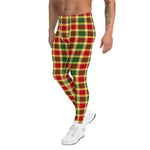 Plaid Mens Running Leggings, Plaid Meggings Men's, Tartan Plaid Leggings Men, plaid leggings, mens running leggings, mens gym leggings, buffalo plaid leggings, brown leggings, grey leggings, red leggings, green leggings, purple leggings, blue leggings, Mens Sports Leggings, meggings men, Pattern Leggings