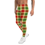 Plaid Mens Running Leggings, Plaid Meggings Men's, Tartan Plaid Leggings Men, plaid leggings, mens running leggings, mens gym leggings, buffalo plaid leggings, brown leggings, grey leggings, red leggings, green leggings, purple leggings, blue leggings, Mens Sports Leggings, meggings men, Pattern Leggings