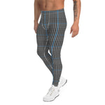 Plaid Mens Running Leggings, Plaid Meggings Men's, Tartan Plaid Leggings Men, plaid leggings, mens running leggings, mens gym leggings, buffalo plaid leggings, brown leggings, grey leggings, red leggings, green leggings, purple leggings, blue leggings, Mens Sports Leggings, meggings men, Pattern Leggings
