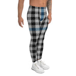 Plaid Mens Running Leggings, Plaid Meggings Men's, Tartan Plaid Leggings Men, plaid leggings, mens running leggings, mens gym leggings, buffalo plaid leggings, brown leggings, grey leggings, red leggings, green leggings, purple leggings, blue leggings, Mens Sports Leggings, meggings men, Pattern Leggings