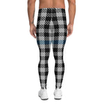 Plaid Mens Running Leggings, Plaid Meggings Men's, Tartan Plaid Leggings Men, plaid leggings, mens running leggings, mens gym leggings, buffalo plaid leggings, brown leggings, grey leggings, red leggings, green leggings, purple leggings, blue leggings, Mens Sports Leggings, meggings men, Pattern Leggings