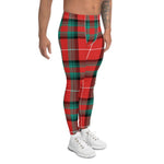 Plaid Mens Running Leggings, Plaid Meggings Men's, Tartan Plaid Leggings Men, plaid leggings, mens running leggings, mens gym leggings, buffalo plaid leggings, brown leggings, grey leggings, red leggings, green leggings, purple leggings, blue leggings, Mens Sports Leggings, meggings men, Pattern Leggings