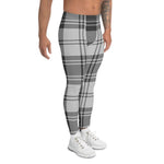 Plaid Mens Running Leggings, Plaid Meggings Men's, Tartan Plaid Leggings Men, plaid leggings, mens running leggings, mens gym leggings, buffalo plaid leggings, brown leggings, grey leggings, red leggings, green leggings, purple leggings, blue leggings, Mens Sports Leggings, meggings men, Pattern Leggings