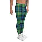 Plaid Mens Running Leggings, Plaid Meggings Men's, Tartan Plaid Leggings Men, plaid leggings, mens running leggings, mens gym leggings, buffalo plaid leggings, brown leggings, grey leggings, red leggings, green leggings, purple leggings, blue leggings, Mens Sports Leggings, meggings men, Pattern Leggings