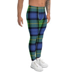 Plaid Mens Running Leggings, Plaid Meggings Men's, Tartan Plaid Leggings Men, plaid leggings, mens running leggings, mens gym leggings, buffalo plaid leggings, brown leggings, grey leggings, red leggings, green leggings, purple leggings, blue leggings, Mens Sports Leggings, meggings men, Pattern Leggings