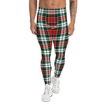 Plaid Mens Running Leggings, Plaid Meggings Men's, Tartan Plaid Leggings Men, plaid leggings, mens running leggings, mens gym leggings, buffalo plaid leggings, brown leggings, grey leggings, red leggings, green leggings, purple leggings, blue leggings, Mens Sports Leggings, meggings men, Pattern Leggings