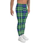 Plaid Mens Running Leggings, Plaid Meggings Men's, Tartan Plaid Leggings Men, plaid leggings, mens running leggings, mens gym leggings, buffalo plaid leggings, brown leggings, grey leggings, red leggings, green leggings, purple leggings, blue leggings, Mens Sports Leggings, meggings men, Pattern Leggings