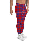 Plaid Mens Running Leggings, Plaid Meggings Men's, Tartan Plaid Leggings Men, plaid leggings, mens running leggings, mens gym leggings, buffalo plaid leggings, brown leggings, grey leggings, red leggings, green leggings, purple leggings, blue leggings, Mens Sports Leggings, meggings men, Pattern Leggings