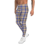 Plaid Mens Running Leggings, Plaid Meggings Men's, Tartan Plaid Leggings Men, plaid leggings, mens running leggings, mens gym leggings, buffalo plaid leggings, brown leggings, grey leggings, red leggings, green leggings, purple leggings, blue leggings, Mens Sports Leggings, meggings men, Pattern Leggings