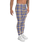 Plaid Mens Running Leggings, Plaid Meggings Men's, Tartan Plaid Leggings Men, plaid leggings, mens running leggings, mens gym leggings, buffalo plaid leggings, brown leggings, grey leggings, red leggings, green leggings, purple leggings, blue leggings, Mens Sports Leggings, meggings men, Pattern Leggings