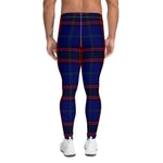 Plaid Mens Running Leggings, Plaid Meggings Men's, Tartan Plaid Leggings Men, plaid leggings, mens running leggings, mens gym leggings, buffalo plaid leggings, brown leggings, grey leggings, red leggings, green leggings, purple leggings, blue leggings, Mens Sports Leggings, meggings men, Pattern Leggings