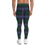 Plaid Mens Running Leggings, Plaid Meggings Men's, Tartan Plaid Leggings Men, plaid leggings, mens running leggings, mens gym leggings, buffalo plaid leggings, brown leggings, grey leggings, red leggings, green leggings, purple leggings, blue leggings, Mens Sports Leggings, meggings men, Pattern Leggings