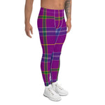 Plaid Mens Running Leggings, Plaid Meggings Men's, Tartan Plaid Leggings Men, plaid leggings, mens running leggings, mens gym leggings, buffalo plaid leggings, brown leggings, grey leggings, red leggings, green leggings, purple leggings, blue leggings, Mens Sports Leggings, meggings men, Pattern Leggings