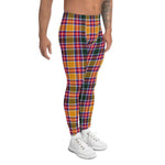 Plaid Mens Running Leggings, Plaid Meggings Men's, Tartan Plaid Leggings Men, plaid leggings, mens running leggings, mens gym leggings, buffalo plaid leggings, brown leggings, grey leggings, red leggings, green leggings, purple leggings, blue leggings, Mens Sports Leggings, meggings men, Pattern Leggings