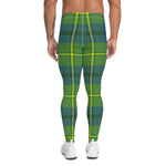Plaid Mens Running Leggings, Plaid Meggings Men's, Tartan Plaid Leggings Men, plaid leggings, mens running leggings, mens gym leggings, buffalo plaid leggings, brown leggings, grey leggings, red leggings, green leggings, purple leggings, blue leggings, Mens Sports Leggings, meggings men, Pattern Leggings