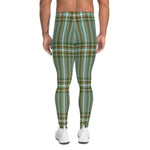 Plaid Mens Running Leggings, Plaid Meggings Men's, Tartan Plaid Leggings Men, plaid leggings, mens running leggings, mens gym leggings, buffalo plaid leggings, brown leggings, grey leggings, red leggings, green leggings, purple leggings, blue leggings, Mens Sports Leggings, meggings men, Pattern Leggings