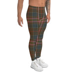 Plaid Mens Running Leggings, Plaid Meggings Men's, Tartan Plaid Leggings Men, plaid leggings, mens running leggings, mens gym leggings, buffalo plaid leggings, brown leggings, grey leggings, red leggings, green leggings, purple leggings, blue leggings, Mens Sports Leggings, meggings men, Pattern Leggings