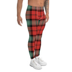 Plaid Mens Running Leggings, Plaid Meggings Men's, Tartan Plaid Leggings Men, plaid leggings, mens running leggings, mens gym leggings, buffalo plaid leggings, brown leggings, grey leggings, red leggings, green leggings, purple leggings, blue leggings, Mens Sports Leggings, meggings men, Pattern Leggings