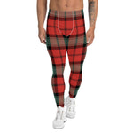 Plaid Mens Running Leggings, Plaid Meggings Men's, Tartan Plaid Leggings Men, plaid leggings, mens running leggings, mens gym leggings, buffalo plaid leggings, brown leggings, grey leggings, red leggings, green leggings, purple leggings, blue leggings, Mens Sports Leggings, meggings men, Pattern Leggings