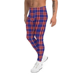 Plaid Mens Running Leggings, Plaid Meggings Men's, Tartan Plaid Leggings Men, plaid leggings, mens running leggings, mens gym leggings, buffalo plaid leggings, brown leggings, grey leggings, red leggings, green leggings, purple leggings, blue leggings, Mens Sports Leggings, meggings men, Pattern Leggings