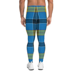 Plaid Mens Running Leggings, Plaid Meggings Men's, Tartan Plaid Leggings Men, plaid leggings, mens running leggings, mens gym leggings, buffalo plaid leggings, brown leggings, grey leggings, red leggings, green leggings, purple leggings, blue leggings, Mens Sports Leggings, meggings men, Pattern Leggings