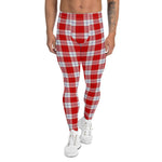 Plaid Mens Running Leggings, Plaid Meggings Men's, Tartan Plaid Leggings Men, plaid leggings, mens running leggings, mens gym leggings, buffalo plaid leggings, brown leggings, grey leggings, red leggings, green leggings, purple leggings, blue leggings, Mens Sports Leggings, meggings men, Pattern Leggings