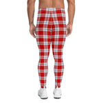 Plaid Mens Running Leggings, Plaid Meggings Men's, Tartan Plaid Leggings Men, plaid leggings, mens running leggings, mens gym leggings, buffalo plaid leggings, brown leggings, grey leggings, red leggings, green leggings, purple leggings, blue leggings, Mens Sports Leggings, meggings men, Pattern Leggings